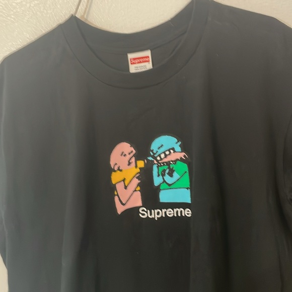 Supreme Bite Me Mens Medium Black T-Shirt Tee - Picture 2 of 6